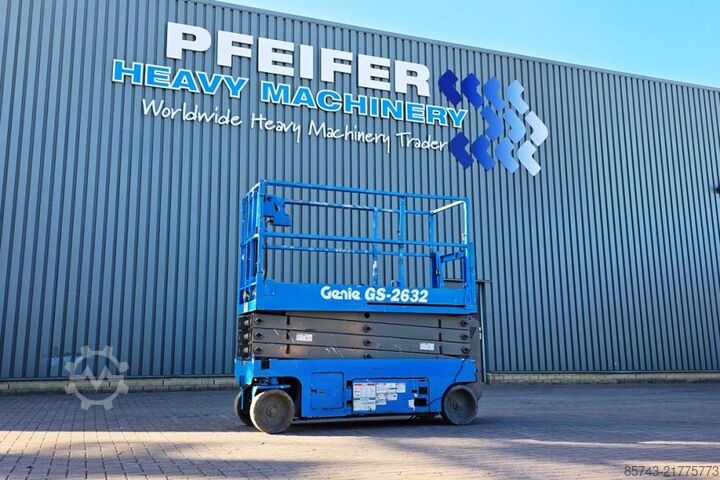 Scherenhebebühne Genie GS2632 Electric, 10m Working Height, 227kg Capacit