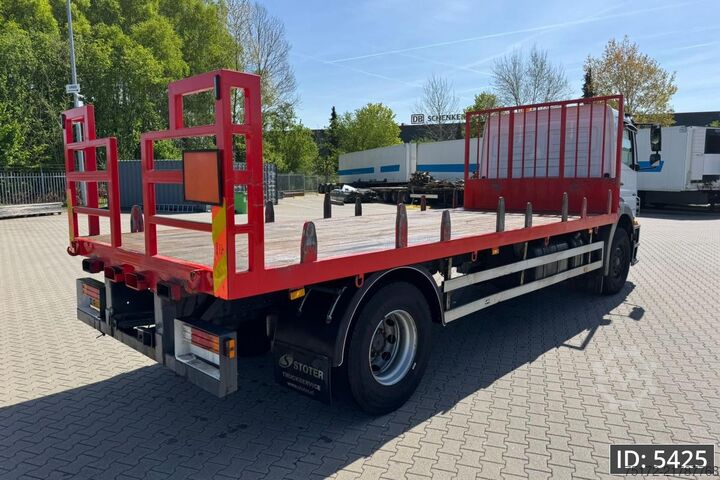 Platform trailer Mercedes-Benz Axor 1824 Day Cab, Euro 4, / EPS Automatic /6,4...