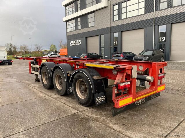 Container transport Van Hool Tank chassis / ADR / BPW + DISC / 20-30 FT