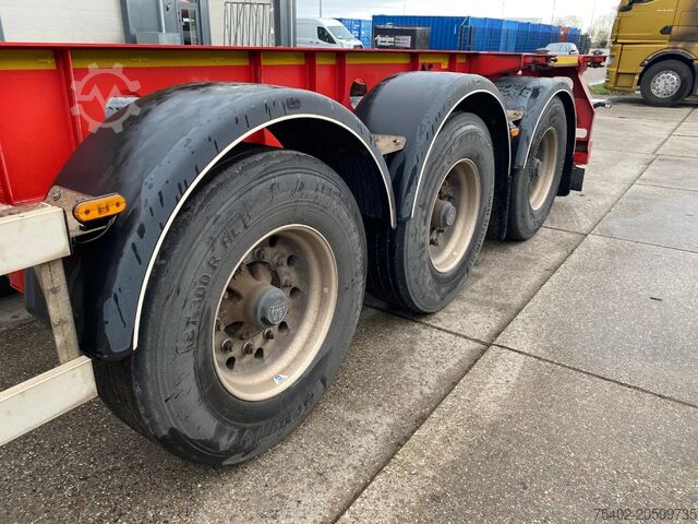 Container transport Van Hool Tank chassis / ADR / BPW + DISC / 20-30 FT