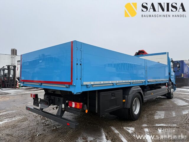 Truck with flatbed (open) Mercedes Benz Atego 1524/Palfinger PK 9.501/Funk