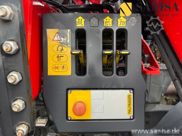 Truck with flatbed (open) Mercedes Benz Atego 1524/Palfinger PK 9.501/Funk