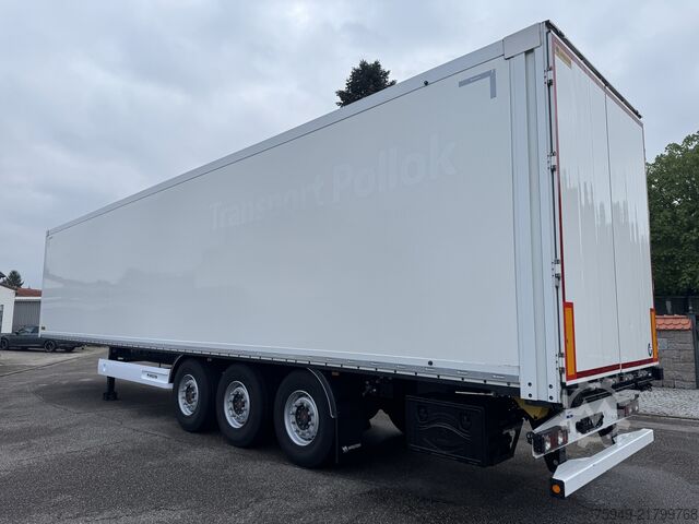 NS-3 dry freight box body, lift axle, SAF Wielton NS-3 Trockenfracht-Koffer, Liftachse, SA