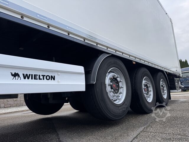 NS-3 dry freight box body, lift axle, SAF Wielton NS-3 Trockenfracht-Koffer, Liftachse, SA