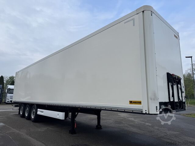 NS-3 dry freight box body, lift axle, SAF Wielton NS-3 Trockenfracht-Koffer, Liftachse, SA