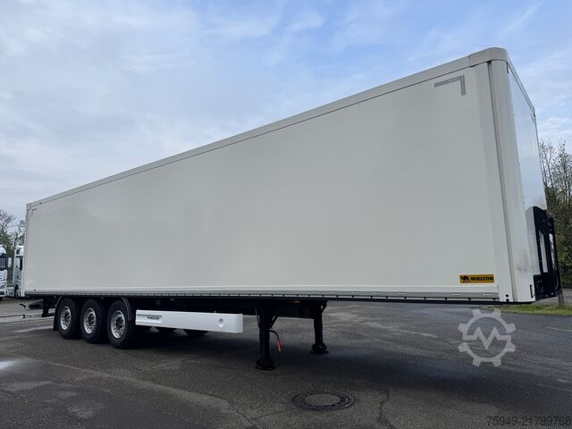 NS-3 dry freight box body, lift axle, SAF Wielton NS-3 Trockenfracht-Koffer, Liftachse, SA