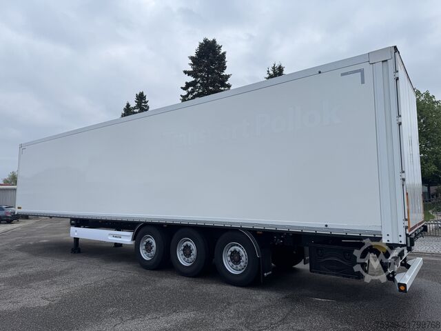 NS-3 dry freight box body, lift axle, SAF Wielton NS-3 Trockenfracht-Koffer, Liftachse, SA