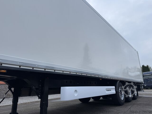 NS-3 dry freight box body, lift axle, SAF Wielton NS-3 Trockenfracht-Koffer, Liftachse, SA