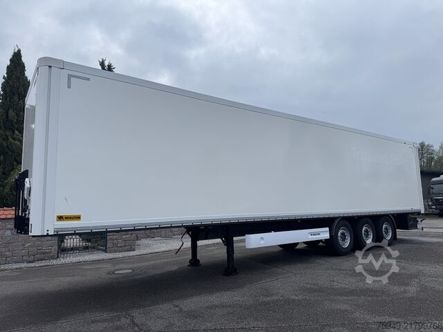 NS-3 dry freight box body, lift axle, SAF Wielton NS-3 Trockenfracht-Koffer, Liftachse, SA