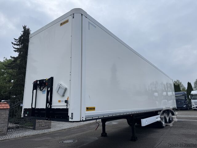 NS-3 dry freight box body, lift axle, SAF Wielton NS-3 Trockenfracht-Koffer, Liftachse, SA