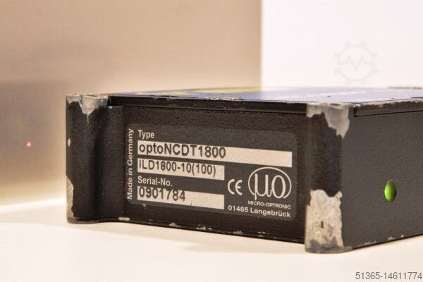 Laser optical CCD displacement sensor RS232 Micro Epsilon ILD1800-10(100)