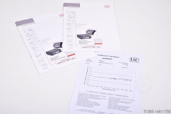 Laser optical CCD displacement sensor RS485 Micro Epsilon ILD1800-500