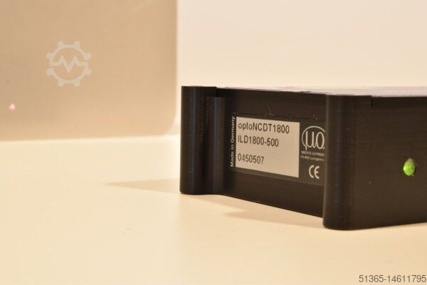 Laser triangulation sensor system Micro Epsilon ILD1800-500