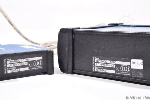 Laser optical CCD displacement sensor RS232 Micro Epsilon ILD1800-100