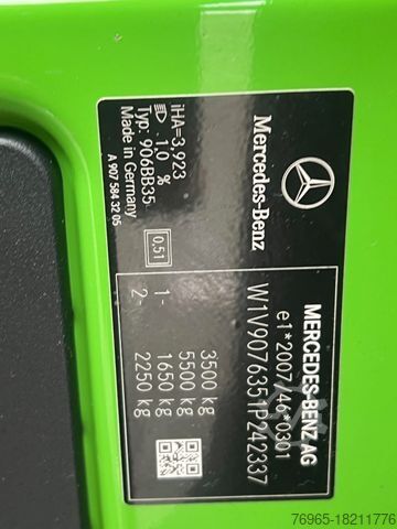 High top van MERCEDES-BENZ Sprinter 316CDI MAXI 7G-TR TOTWINKEL KAMERA 360°