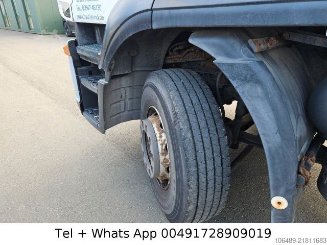 Flatbed truck IVECO AT 260S42Y 7PS Kran+FUNK Hiab 166 E-4H EEV