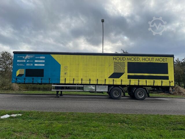Curtain sided Bulthuis TI 20 G Steering Axle / Kooiaap / NL Trailer