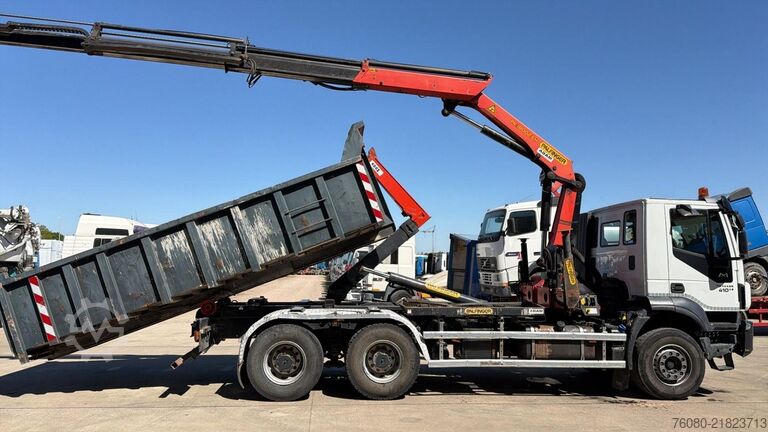 Hook arm system Iveco Trakker 410 (BE TRUCK / PALFINGER PK 18002 + PA...