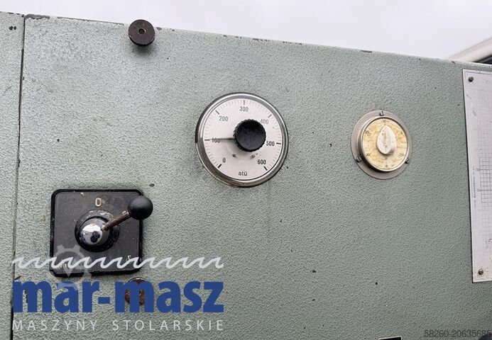 Hydraulic shelf press for veneer JOOS typ HP 65