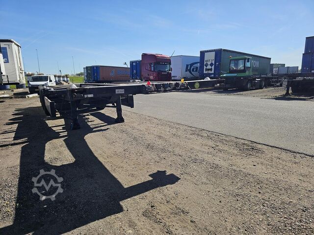 Container transport krone SD| EXTENDIBLE CHASSIS 40 FT 2 X 20 FT | BPW DR...
