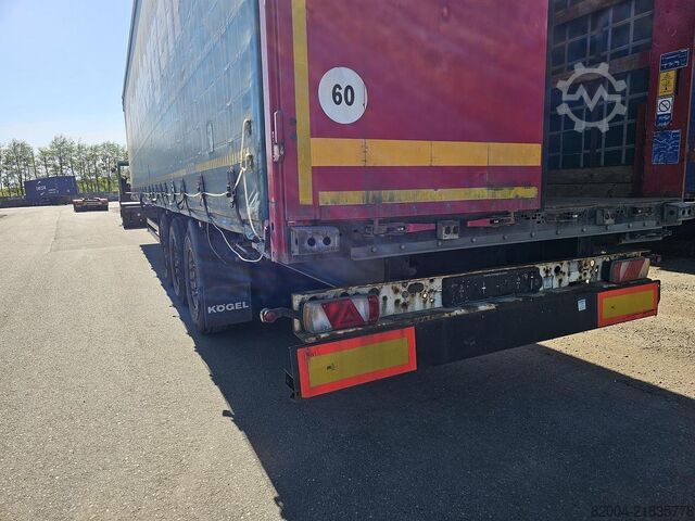 Curtain sided KÖGEL SN 24 - SLIDING ROOF - COIL - MERCEDES DISC