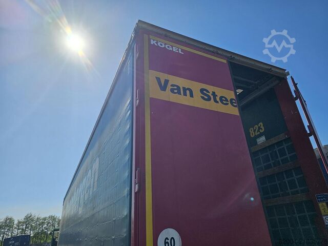 Curtain sided KÖGEL SN 24 - SLIDING ROOF - COIL - MERCEDES DISC