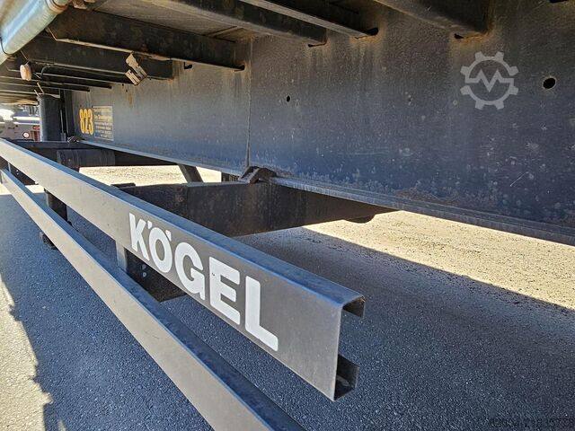 Curtain sided KÖGEL SN 24 - SLIDING ROOF - COIL - MERCEDES DISC