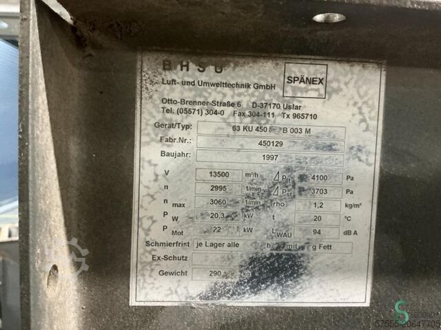 Ventilatoren Spänex 1997 Spänex