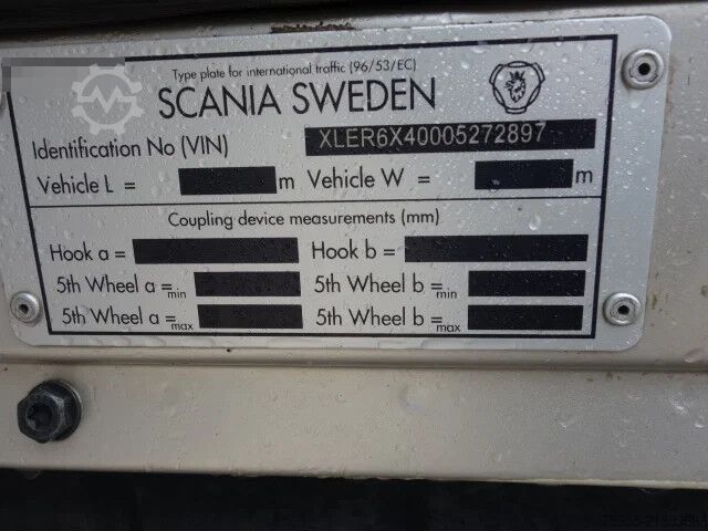 Heavy load Scania R620-V8 6X4 STEELSPRINGS MANUALGEAR