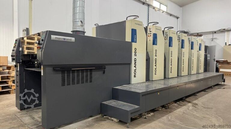Offset printing press MAN Roland 205 EH HiPrint (4+L oder 5)