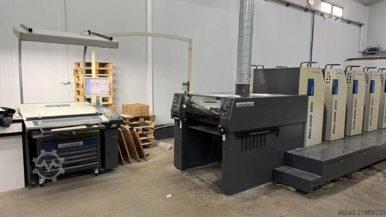 Offset printing press MAN Roland 205 EH HiPrint (4+L oder 5)