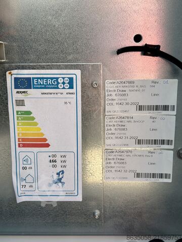 Chiller Aermec NRK0750 H A 01