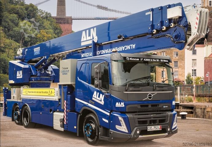 9t crane truck Klaas / Volvo K2500 RHX FMX 388 RHD