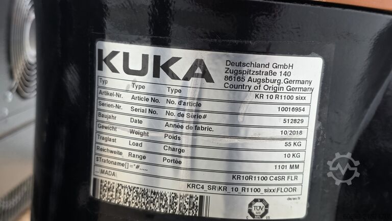 Industrial robot KUKA KR 10 R1100 sixx