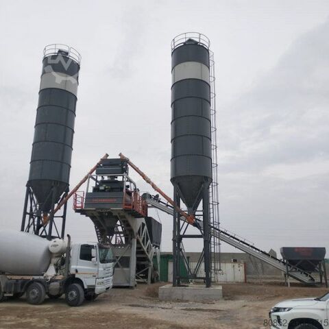 Betonmischanlage Polygonmach PMC100 90m3 mobile batching plant- self serecti...
