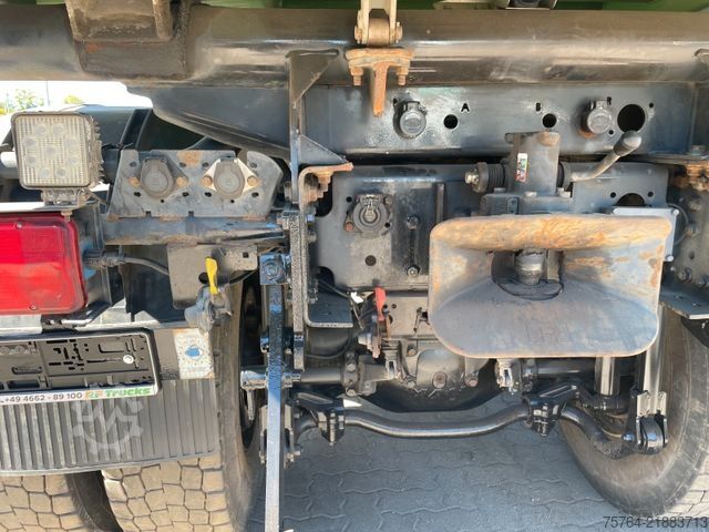 Three-sided tipper truck MAN TGS 26.460 / Meiller Stahl 3-Seitenkipper/6x6/AP