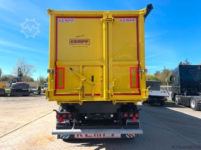 Tipper semitrailer KEMPF ca. 53m³ Kippauflieger / Kombitür /Palettenbreit