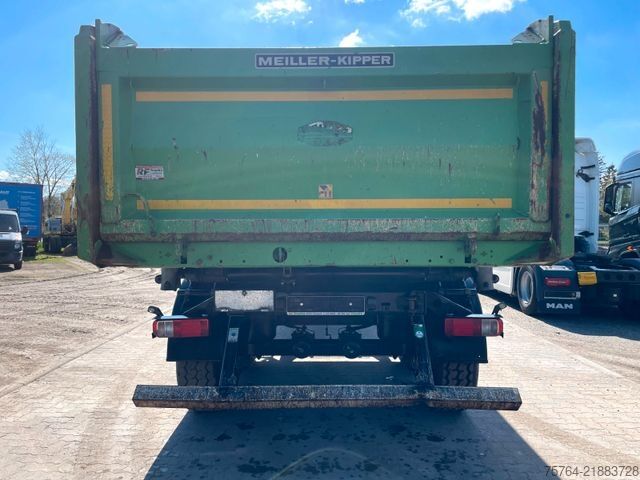 Three-way tipper trailer MEILLER ca. 11m³ 3-Seiten Stahltandemkippanhänger
