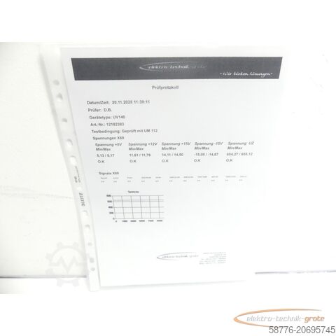 Component Heidenhain UV 140 ID 335 009-04 SN12182383 - generalüberholt + 3 Mon. Gewährl.-