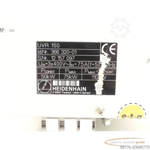 Component Heidenhain UVR 150 Id. 366 320-01 SN:12157097 - generalüberholt mit 3 Monaten Gewährleistung-