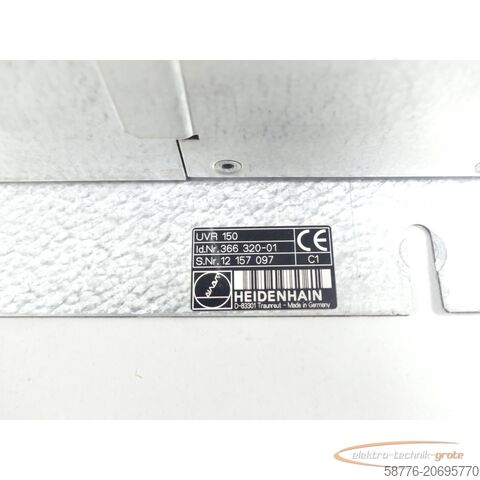 Component Heidenhain UVR 150 Id. 366 320-01 SN:12157097 - generalüberholt mit 3 Monaten Gewährleistung-