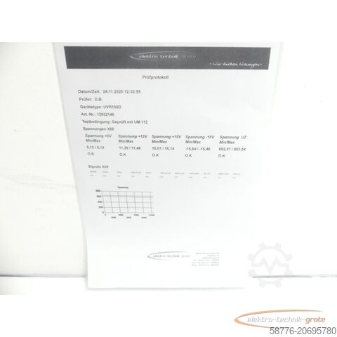 Component Heidenhain UVR 150D 390 421-01 SN12932146 generalüberh.+ 3 Monate Gewährleist.