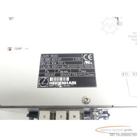 Component Heidenhain UVR 150D 390 421-01 SN22104737L generalüberh.+ 3 Monate Gewährleist.