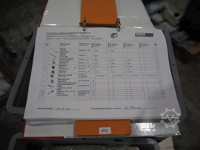 Portioning machine / Portioner Frey C-LINIE
