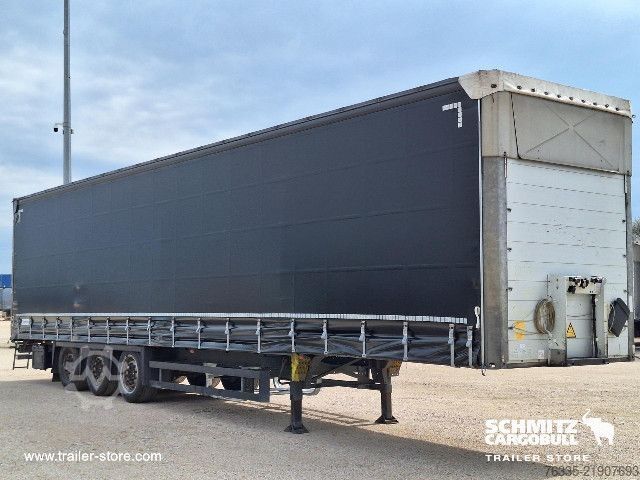 Open semitrailer with tarp Schmitz Cargobull Curtainsider Mega