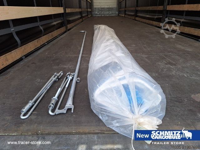 Open semitrailer with tarp Schmitz Cargobull Curtainsider Mega