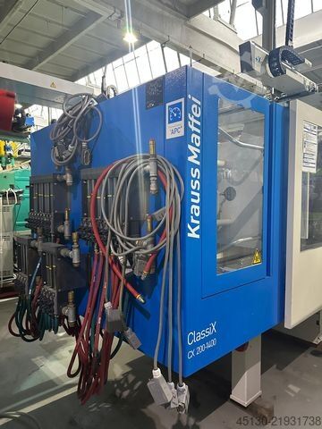 Injection molding machine Krauss Maffei KM 200-1400 CX