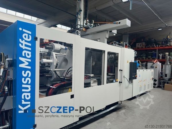 Injection molding machine Krauss Maffei KM 250-2000 CX Blue Power