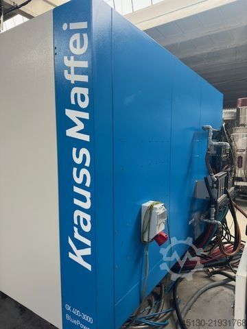 Injection molding machine Krauss Maffei KM 250-2000 CX Blue Power