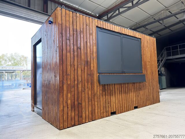 Wohncontainer Cafe Container / Bürocontainer / Baucontainer Modell EICHE IMBISS MINI